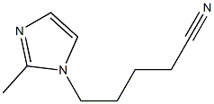 1H-이미다졸-1-펜탄니트릴,2-메틸-(9CI) 구조식 이미지