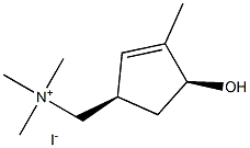 2,3-dehydrodeoxamuscarine Structure