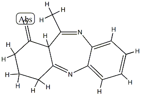 1H-Dibenzo[b,e][1,4]diazepin-1-one,2,3,4,11a-tetrahydro-11-methyl-(9CI) 구조식 이미지