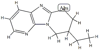 2H-Pyrido[3,2:4,5]imidazo[2,1-b][1,3]thiazine,3-ethyl-3,4-dihydro-(9CI) 구조식 이미지