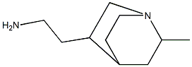 1-Azabicyclo[2.2.2]octane-3-ethanamine,6-methyl-(9CI) Structure