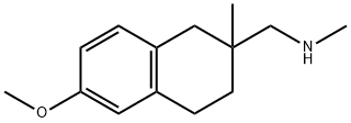 2-Naphthalenemethanamine,1,2,3,4-tetrahydro-6-methoxy-N,2-dimethyl-(9CI) 구조식 이미지