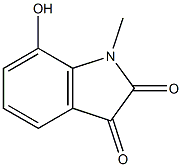 1H-Indole-2,3-dione,7-hydroxy-1-methyl-(9CI) 구조식 이미지