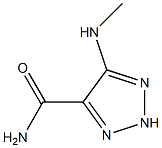 1H-1,2,3-Triazole-4-carboxamide,5-(methylamino)-(9CI) Structure