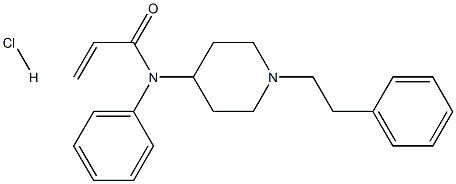 Acrylfentanyl (hydrochloride) 구조식 이미지