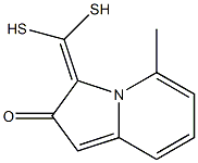 3-Indolizinecarbodithioicacid,2-hydroxy-5-methyl-(9CI) Structure