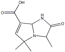 1H-Pyrrolo[1,2-a]imidazole-7-carboxylicacid,2,3,5,7a-tetrahydro-3,5,5-trimethyl-2-oxo-(9CI) 구조식 이미지