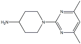 4-Piperidinamine,1-(4,6-dimethyl-2-pyrimidinyl)-(9CI) Structure