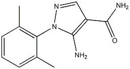 1H-Pyrazole-4-carboxamide,5-amino-1-(2,6-dimethylphenyl)-(9CI) Structure