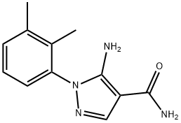 1H-Pyrazole-4-carboxamide,5-amino-1-(2,3-dimethylphenyl)-(9CI) Structure