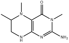 4(3H)-Pteridinone,2-amino-5,6,7,8-tetrahydro-3,5,6-trimethyl-(9CI) Structure