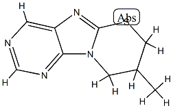 7H-[1,3]Thiazino[3,2-e]purine,8,9-dihydro-8-methyl-(9CI) 구조식 이미지