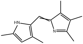 1H-Pyrrole,3,5-dimethyl-2-[(3,4,5-trimethyl-2H-pyrrol-2-ylidene)methyl]-(9CI) Structure
