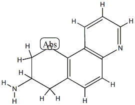 2H-Pyrano[2,3-f]quinolin-3-amine,3,4-dihydro-(9CI) Structure