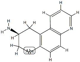 1H-Pyrano[3,2-f]quinolin-2-amine,2,3-dihydro-,(2S)-(9CI) Structure