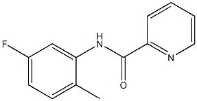 2-피리딘카르복사미드,N-(5-플루오로-2-메틸페닐)-(9Cl) 구조식 이미지