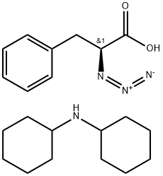 (S)-α-Azidobenzenepropanoic acid (dicyclohexylammonium) salt Structure