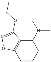 1,2-Benzisoxazol-4-amine,3-ethoxy-4,5,6,7-tetrahydro-N,N-dimethyl-(9CI) Structure