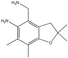 4-Benzofuranmethanamine,5-amino-2,3-dihydro-2,2,6,7-tetramethyl-(9CI) Structure