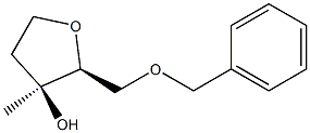 threo-Pentitol, 1,4-anhydro-2-deoxy-3-C-methyl-5-O-(phenylmethyl)- (9CI) Structure