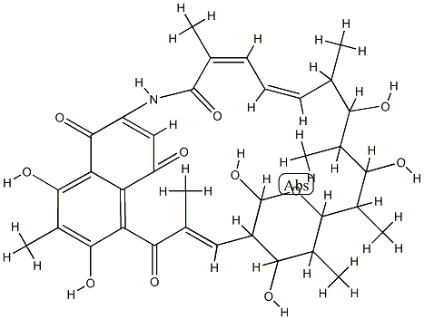 34a-Hydroxyrifamycin Z Structure