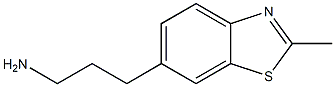 6-Benzothiazolepropanamine,2-methyl-(9CI) Structure