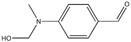 4-[(Hydroxymethyl)methylamino]benzaldehyde Structure