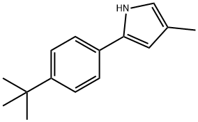 1H-Pyrrole,2-[4-(1,1-dimethylethyl)phenyl]-4-methyl-(9CI) Structure