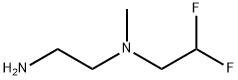 N1-(2,2-Difluoroethyl)-N1-methyl-1,2-ethanediamine 구조식 이미지