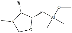 옥사졸리딘,3,4-디메틸-5-[[(트리메틸실릴)옥시]메틸]-,(4R,5R)-rel-(9CI) 구조식 이미지