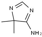 4H-이미다졸-5-아민,4,4-디메틸-(9CI) 구조식 이미지