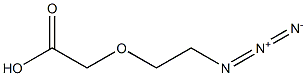 Azido-PEG1-CH2CO2H Structure