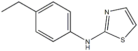 2-Thiazolamine,N-(4-ethylphenyl)-(9CI) Structure