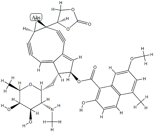 Neocarzinostatin chromophore A 구조식 이미지