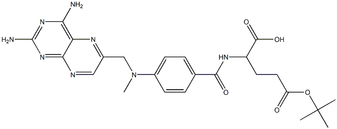 gamma-tert-butyl methotrexate Structure