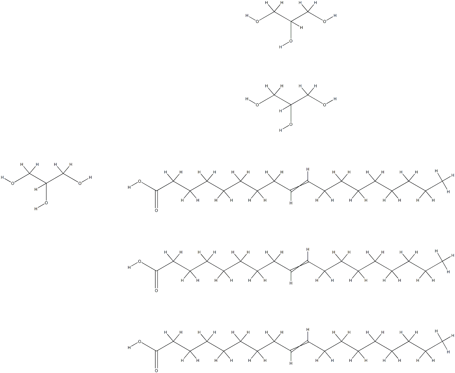 triglycerol trioleate Structure