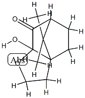 4H-3a,6-Methanobenzofuran-7(7aH)-one,tetrahydro-7a-hydroxy-8,8-dimethyl-(9CI) 구조식 이미지