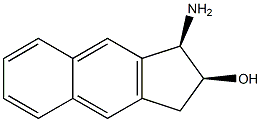 1H-Benz[f]inden-2-ol,1-amino-2,3-dihydro-,(1R,2S)-rel-(9CI) 구조식 이미지