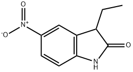 2H-Indol-2-one,3-ethyl-1,3-dihydro-5-nitro-(9CI) 구조식 이미지