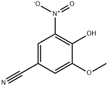 Benzonitrile, 4-hydroxy-3-Methoxy-5-nitro- Structure