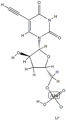 5-에티닐-2'-데옥시유리딜산 구조식 이미지