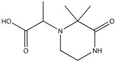 1-피페라진아세트산,알파,2,2-트리메틸-3-옥소-(9CI) 구조식 이미지