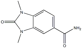1H-Benzimidazole-5-carboxamide,2,3-dihydro-1,3-dimethyl-2-oxo-(9CI) 구조식 이미지