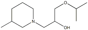1-피페리딘에탄올,3-메틸-알파-[(1-메틸에톡시)메틸]-(9CI) 구조식 이미지