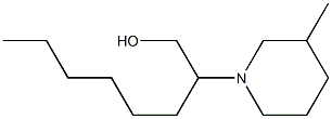 1-Piperidineethanol,bta-hexyl-3-methyl-(9CI) Structure