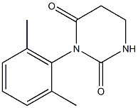 2,4(1H,3H)-Pyrimidinedione,3-(2,6-dimethylphenyl)dihydro-(9CI) 구조식 이미지