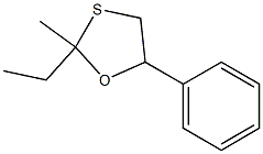 1,3-Oxathiolane,2-ethyl-2-methyl-5-phenyl-(5CI) 구조식 이미지