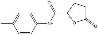 2-푸란카르복스아미드,테트라히드로-N-(4-메틸페닐)-5-옥소-(9CI) 구조식 이미지