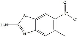 2-벤조티아졸아민,5-메틸-6-니트로-(9CI) 구조식 이미지