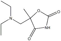 2,4-Oxazolidinedione,5-(diethylaminomethyl)-5-methyl-(5CI) Structure